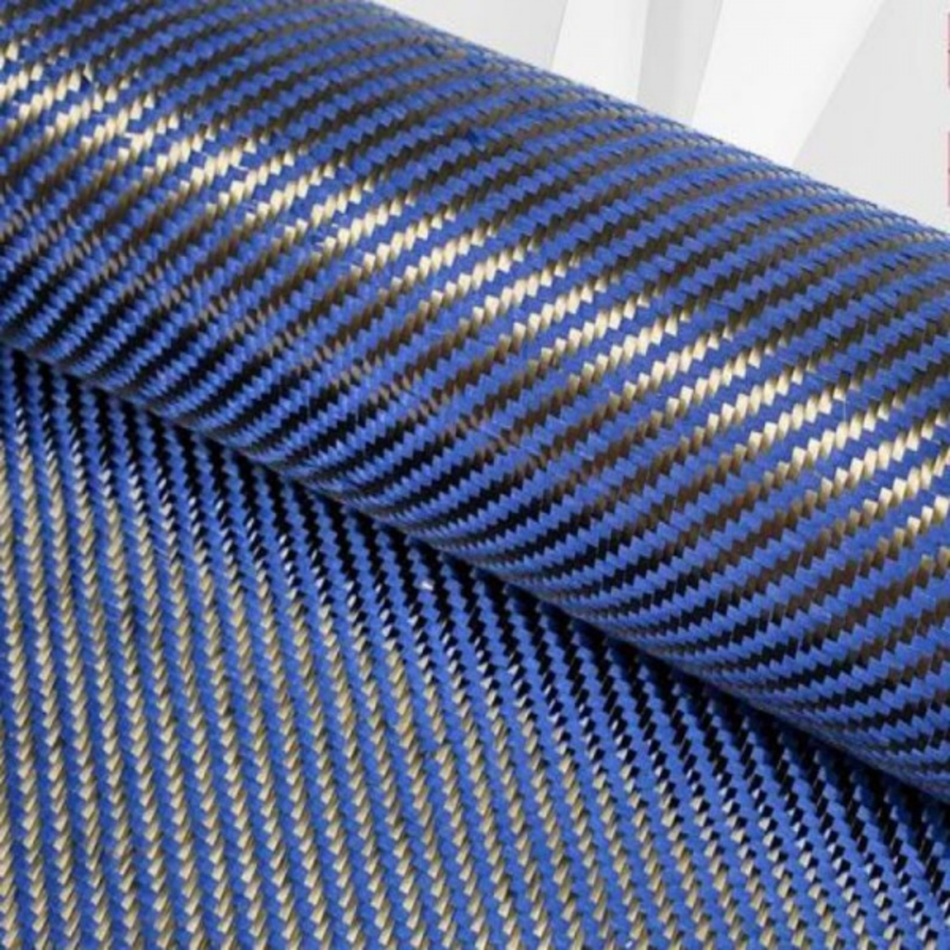 Carbon Fibre Cloth 210g Blue 2/2 Twill 3k 1000mm width