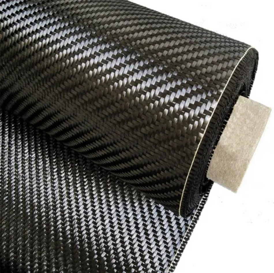 Carbon Fibre Cloth Fabric 600gsm Twill Weave 1000mm Width