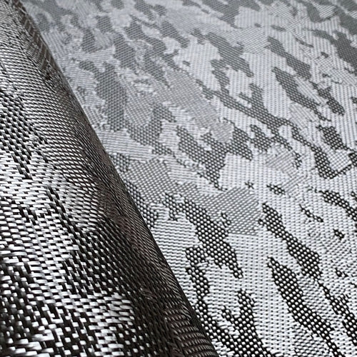 Carbon Fibre  Cloth Camouflage Pattern  245g 1000mm Wide
