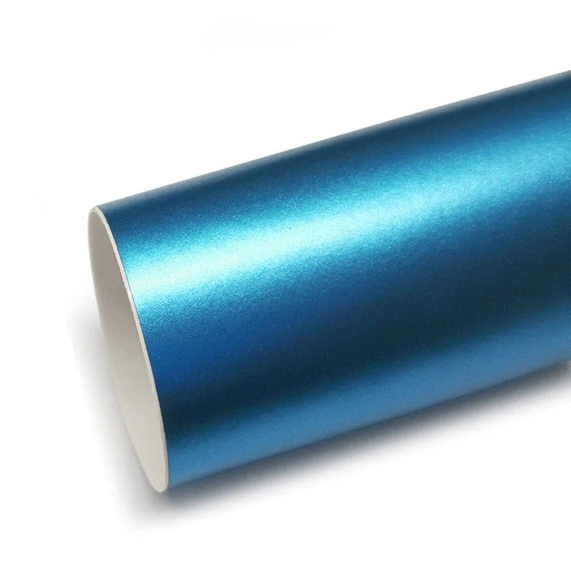 Vinyl Wrap Stone Electric Blue Matte Metallic Premium Quality 1520mm Width