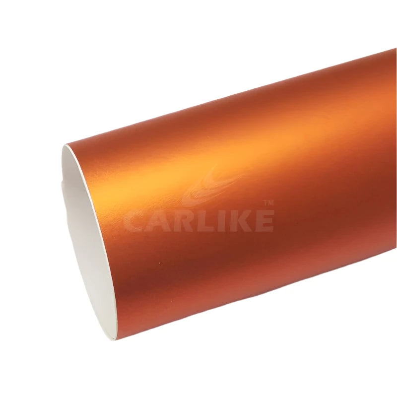 Vinyl Wrap Orange Matte Metallic Premium Quality 1520mm Width