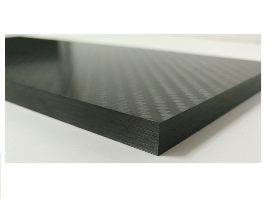 Carbon Fibre Plate 300 x 200mm Double A sided Matte Twill 1-20mm Thicknesses