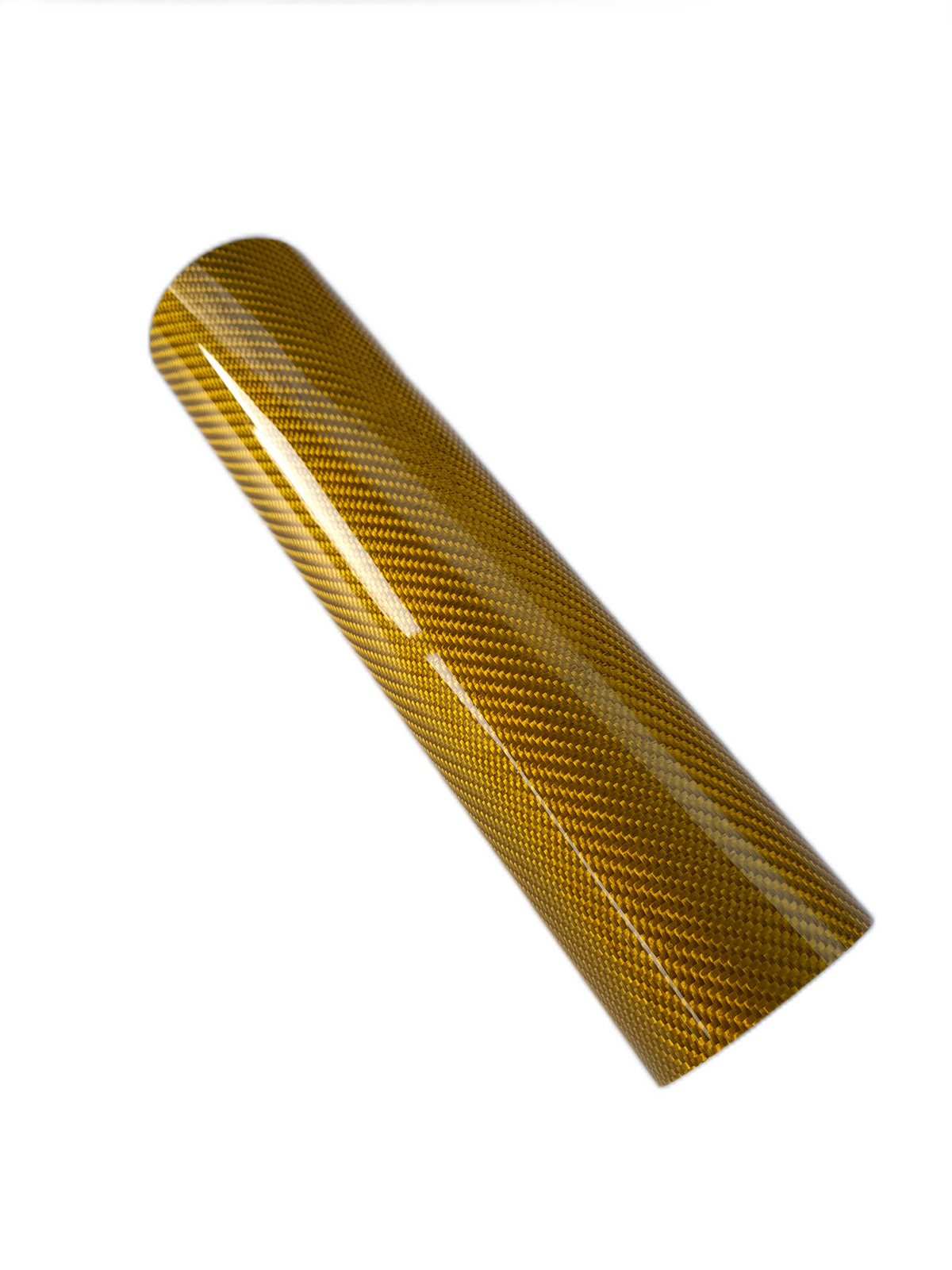 Hyperdrivecarbon Carbon Fibre Tube Exhaust Sleeve - 250mm Length - Gloss Twill - Various Diameters