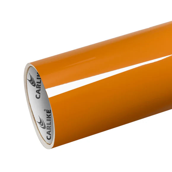 Vinyl Wrap Plain Gloss Orange 1520mm Width