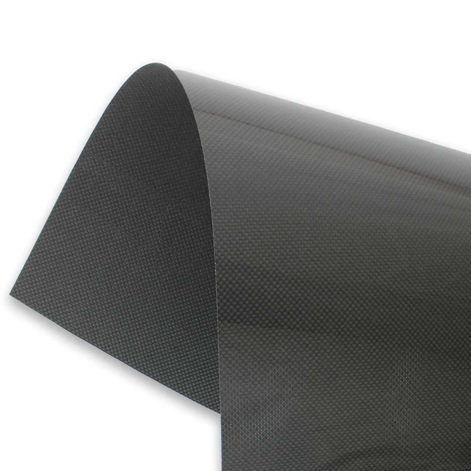 Carbon Fibre Veneer Gloss Plain Different Sizes, 0.25mm