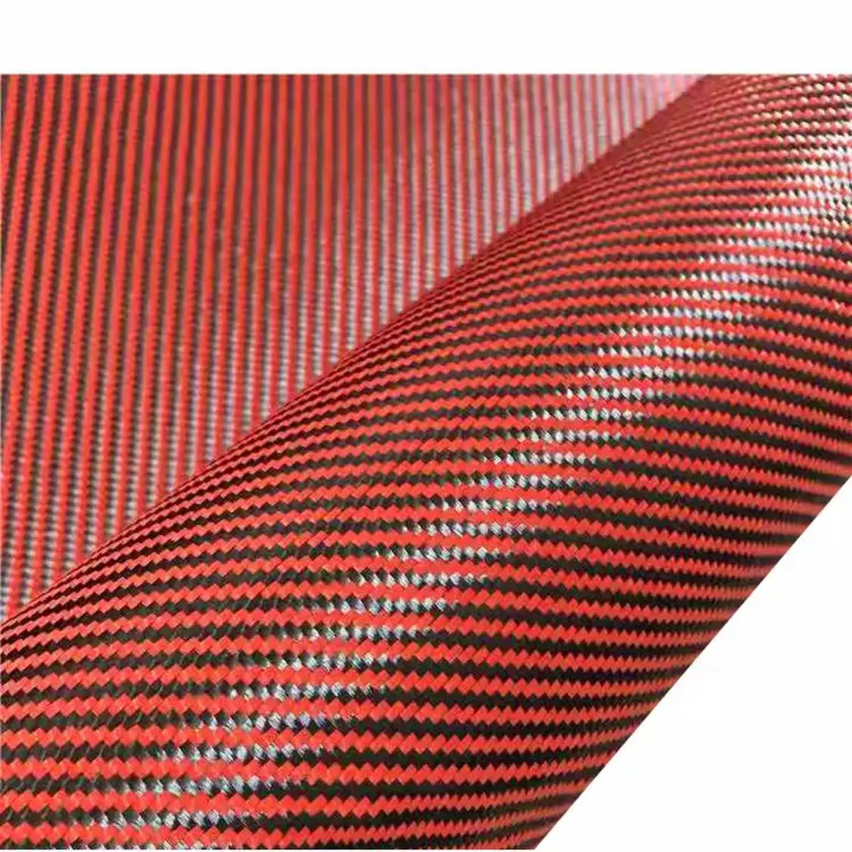 Carbon Fibre Cloth 210g Red 2/2 Twill 3k 1000mm width