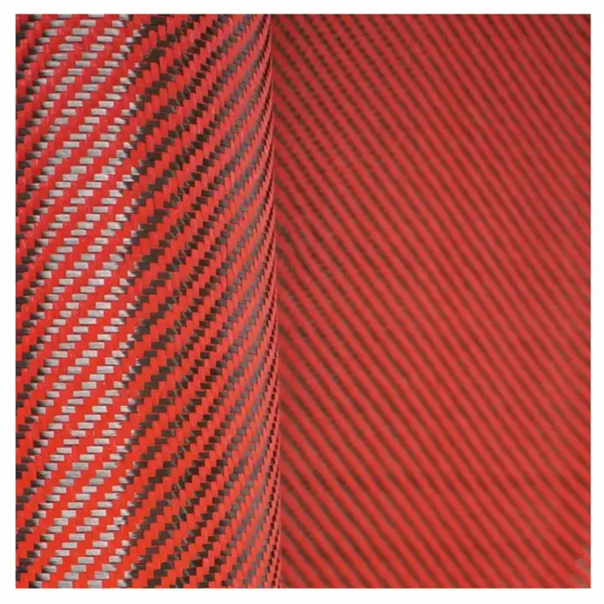 Carbon Fibre Cloth 210g Red 2/2 Twill 3k 1000mm width